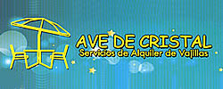 logo SERVICIOS DE ALQUILER DE VAJILLAS “AVE DE CRISTAL”