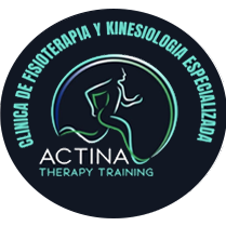 logo CLINICA DE FISIOTERAPIA Y KINESIOLOGIA ESPECIALIZADA ACTINA THERAPY TRAINING