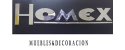 logo HOMEX – MUEBLES Y DECORACIÓN