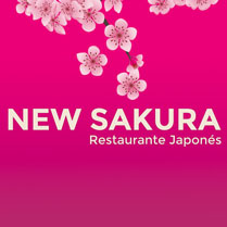 logo NEW SAKURA. Restaurante Japonés.