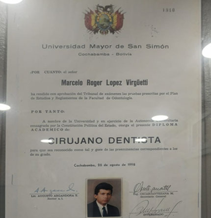 Cirujano dentista - Universidad Mayor de San Simón