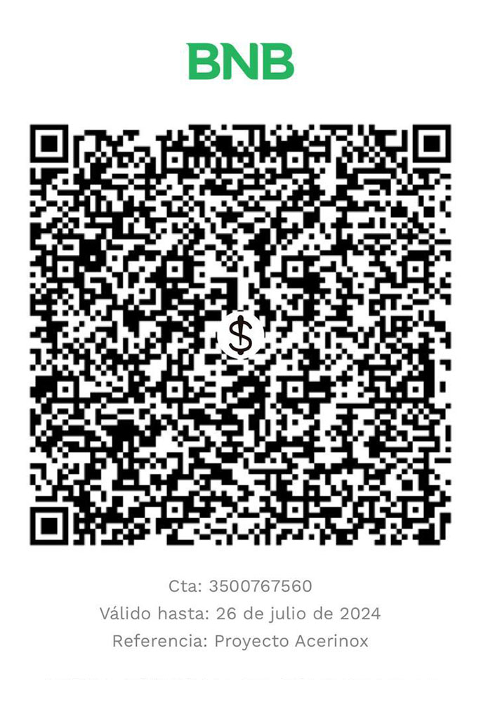 Qr de pago Acerinox