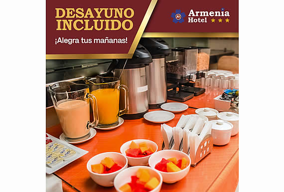 Desayuno incluído