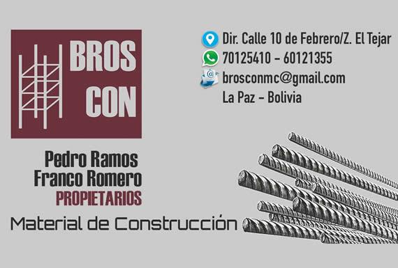 BROSCON – MATERIALES DE CONSTRUCCIÓN