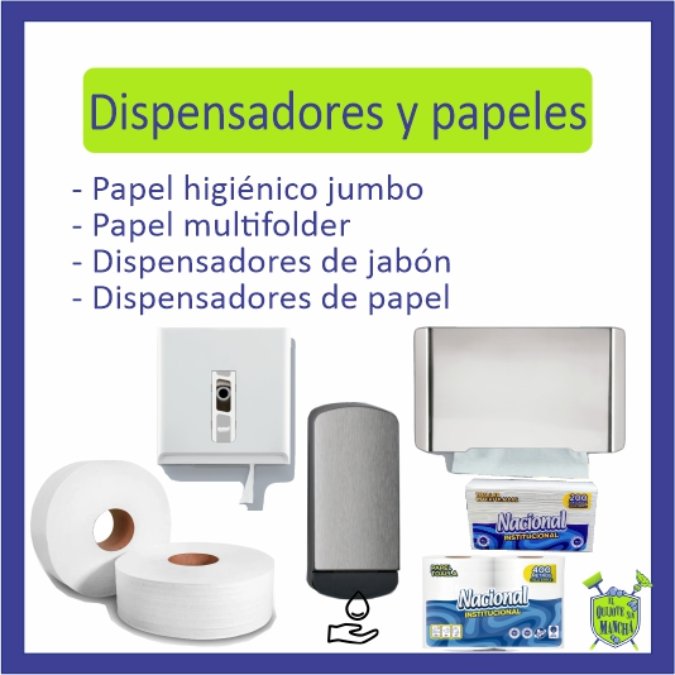 Dispensadores y papeles