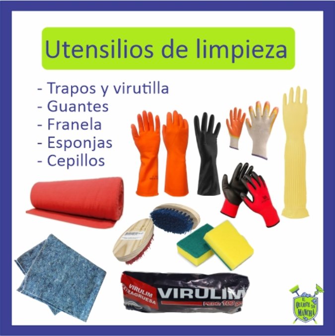Utensilios de limpieza