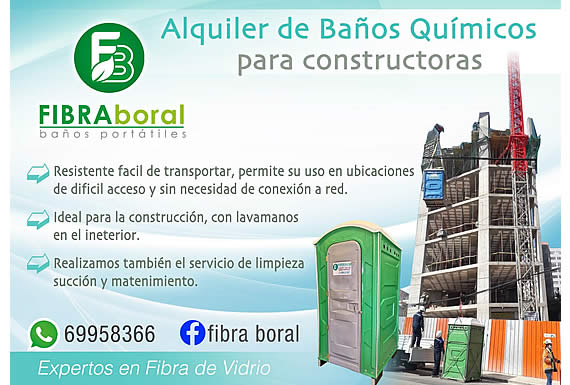 FIBRABORAL – BAÑOS PORTATILES 1