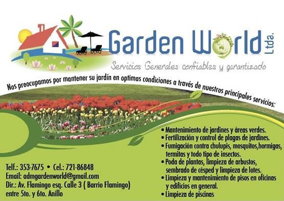 GARDEN WORLD LTDA. GARDEN WORLD LTDA.