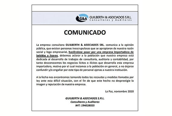 GUILBERTH & ASOCIADOS S.R.L. 1