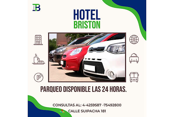 Parqueo Disponible las 24 horas