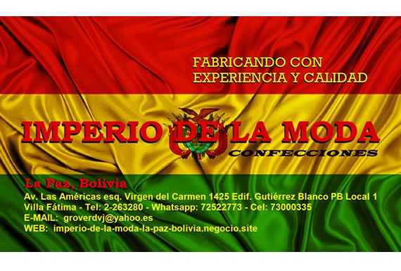 IMPERIO DE LA MODA La Paz, Bolivia 0