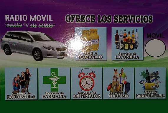 RADIO MÓVIL TRANS 7 DE JUNIO 0