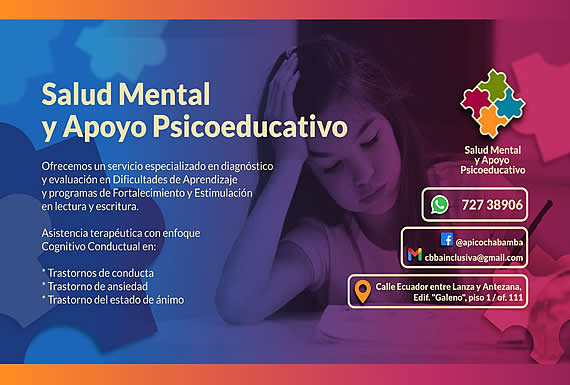 SALUD MENTAL Y APOYO PSICOEDUCATIVO 0