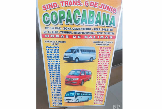 SINDICATO DE TRANSPORTES 6 DE JUNIO COPACABANA 0