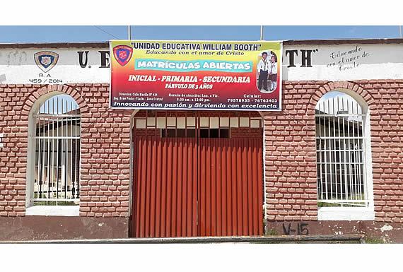 UNIDAD EDUCATIVA WILLIAM BOOTH VIACHA 0