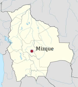 Ubicación de Mizque