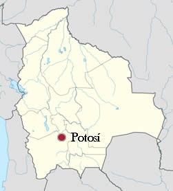 Ubicación de Potosí