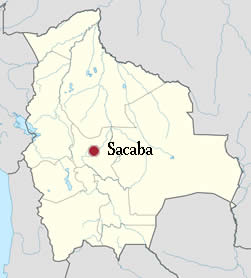 Ubicación de Sacaba