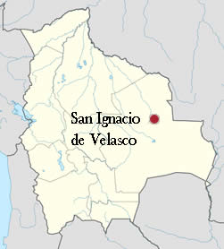 Ubicación de San Ignacio de Velasco