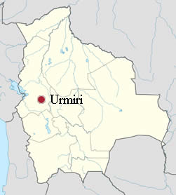 Ubicación de Urmiri