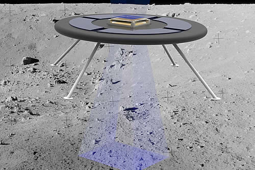 Diseñan una 'aerotabla' al estilo 'Regreso al futuro' que podría flotar en la superficie lunar 
