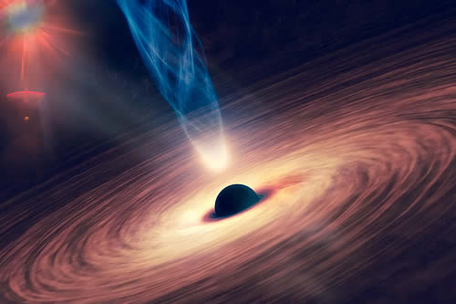 Descubren un agujero negro supermasivo que brilla 7.000 veces más que toda la Vía Láctea 