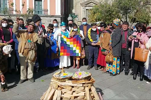 Francia Márquez participó en ceremonia ancestral