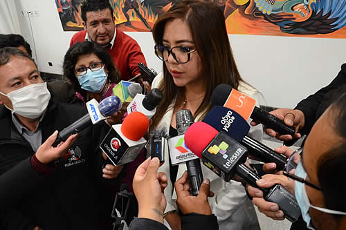 Viceministra Alcón pide esclarecer y no politizar la tragedia en Potosí