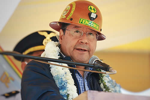 Presidente Arce anuncia que en junio se iniciará en Cochabamba la construcción de la fábrica de fertilizantes 
