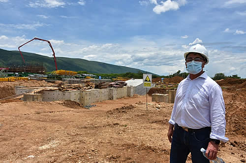 Siderúrgica del Mutún inicia montaje de estructuras y espera llegada de generadores de energía
