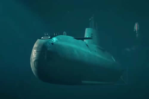 Desarrollan el primer cuadricóptero que se puede lanzar desde un submarino bajo el agua 