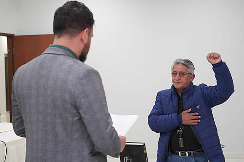 Ismael Téllez Jiménez es posesionado como nuevo viceministro de Régimen Interior y Policía 