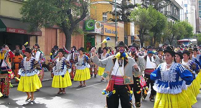Resultado de imagen de Carnaval de La Paz