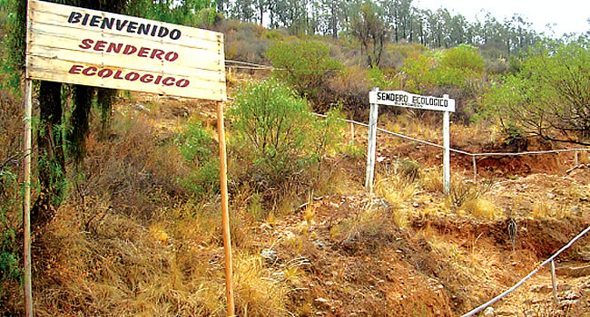 Senda ecológica parque Tunari